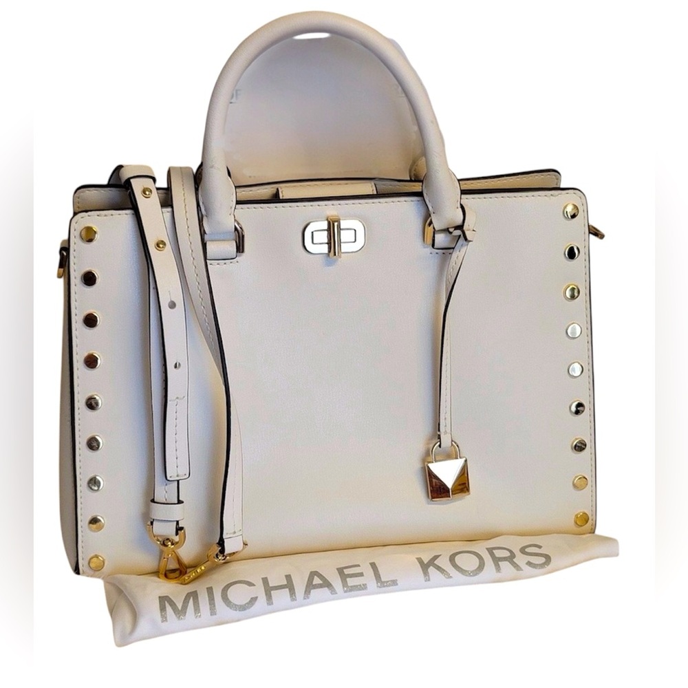 *SOLD* Beautiful like new Michael Kors Sylvie Studded Handbag